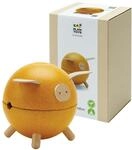 Plan Toys PT8710 Sparschwein gelb &ndash; Holz