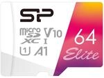 Silicon Power MicroSD Card 64GB UHS-1 Elite/CL.10 Ink.AdNEU