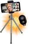 TronicXL Handy Stativ mit Selbstausl&ouml;ser Bluetooth Fernbedienung Smartphone...