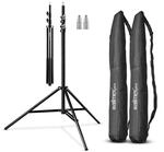 Walimex pro Lichtstativ WT-806 2er-Set bis 256 cm H&ouml;he, Blitzstativ mit