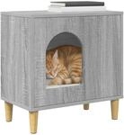 vidaXL Katzenhaus Sonoma-Grau 51 x 30 x 52 cm Holzwerkstoff