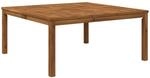 vidaXL Couchtisch Natur 100 x 100,5 x 45 cm Massivholz Akazie