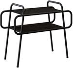 vidaXL Couchtisch Schwarze Eiche 60 x 30 x 51 cm Holzwerkstoff