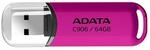 ADATA C906 Kompakter USB-Stick | 64 GB | Pink