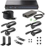 StarTech 16-Port Industrie USB Hub 5Gbit/s, Metall (S5G16AINDS-USB-A-HUB) | Mit