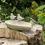 CJ Wildlife Vogeltr&auml;nke Stein &ndash; Winterfest &ndash; Vogelbad und Trinkschale...