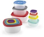 GOURMETmaxx Frischhaltedosen 28-tlg. Set | mehrfarbig inklusive Deckel |...