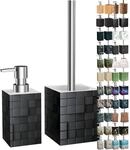 Sanilo Badezimmer Set, Seifenspender und WC B&uuml;rste mit Motiv, gro&szlig;e Auswahl,