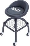 BGS 70145 | Werkstattstuhl | mit 4 Rollen | h&ouml;henverstellbar 540-680 mm