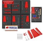 PROREGAL 6x Werkzeugwand ARES, Werkzeug Lochwand Set aus Metall, Lochplatte...