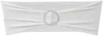 vidaXL 25 x Stretch Stuhlschleifen + Diamant Schnalle cremefarben