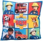 United Labels Feuerwehrmann Sam Kissen, Kopfkissen 30x30 cm, Bunt, Sofakissen,
