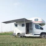 pro.tec Wohnwagen Vordach Beuningen Wohnmobil wasserdicht Sonnensegel 400 x 240...