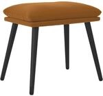 vidaXL Fu&szlig;hocker, Sitzhocker Sitzbank mit Metallbeine, Polsterhocker Hocker...