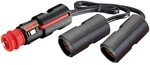 Herth+Buss 51306343 Adapter, Steckdose mit Sicherung