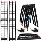 TRUTZHOLM 2 x Auffahrrampe klappbar 180 cm Traglast 680 kg Alu geriffelte