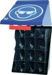 GEBRA Box f.12Schutzbrillen Secu-Box Maxi12 blau 236x315x200mm ABS-Ku.