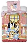 Bluey Babybettw&auml;sche 100x135 + 40x60 100% Baumwolle Familie Heeler