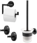 bremermann Bad-Serie Piazza Black - Badezimmer Zubeh&ouml;r-Set 3tlg. bestehend aus...