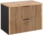 Lomadox Waschtischunterschrank 80 cm Badezimmer Unterschrank mit...