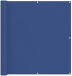 vidaXL Balkonsichtschutz 110 x 800 cm Oxford-Stoff Rechteckig Blau