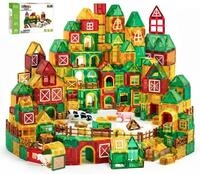 Olvy Magnetische Bausteine STEM Spielzeug Magnetbausteine ab 3 Jahre