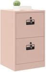 vidaXL Aktenschrank Rosa 45,5 x 42 x 74,5 cm Kaltgewalzter Stahl