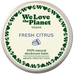 We Love the Planet Deo Creme, Fresh Citrus, 35g