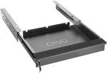 CAVO Laptop Schreibtischschublade abschlie&szlig;bar 480 x 446 x 80 mm | schwarz...