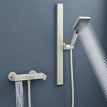 doporro Duschsystem mit Regendusche, Duscharmatur Komplettset Cremewei&szlig;