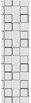 vidaXL Duschrollo 60x240 cm Stoffbreite 56 cm