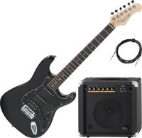 Rocktile Pro ST60-BK E-Gitarre All Black AK20G Set &ndash; Mahagoni-Korpus,...