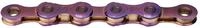 Fahrrad Kette, KMC Fahrradkette, TT12 NEOCHROME WAXED, 1/2" x 11/128", 126...