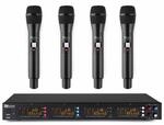 Power Dynamics PD504H - 4 drahtlose Mikrofone und UHF-Verst&auml;rker, 4 Kanal