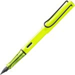 Lamy safari neonyellow F&uuml;ller mit polierter Stahlfeder in Strichbreite M