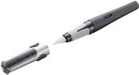 Pelikan Pelikano structure F&uuml;llhalter Grau, f&uuml;r Rechtsh&auml;nder, Feder M, inkl. 1