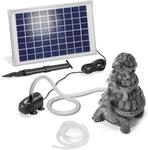 Esotec Solar Wasserspeier Set Schildkr&ouml;ten Trio Solarbrunnen Garten 101686 |...