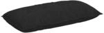 vidaXL R&uuml;ckenkissen Schwarz 100 x 19 x 50 cm Stoff