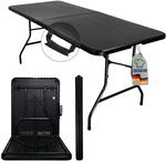 CHEFGASTRO Buffettisch klappbar 180x75cm Gartentisch wetterfest mit Tragegriff 8