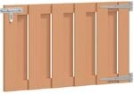 vidaXL Gartentor 100 x 60 cm WPC und Aluminium Braun