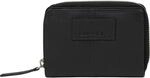 Burkely Damen Soft Skylar Double Flap Wallet, schwarz