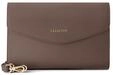 Lazarotti Bologna Leder Clutch | 23 cm mittelgro&szlig;e Damen Umh&auml;ngetasche 