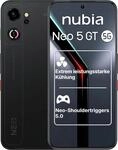 nubia Neo 5 GT 5G,8+256GB,6.8"120Hz,6210mAh 45W,50MP Cam NFC Obsidian Black