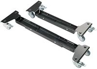 K&M 18806 Rollschlitten f&uuml;r Keyboardst&auml;nder - Schwarz aus Stahl - Mobilit&auml;t...