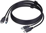 StarTech 1,8m HDMI USB KVM Kabel, 4K 60Hz, HDMI 2.0 (HU1226-KVM-CABLE) | 5Gbps, USB