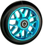 F26 Stunt Scooter Rolle, Spy7, 110 mm, T&uuml;rkis/PU Schwarz