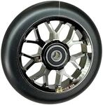 F26 Stunt Scooter Rolle, Spy7, 110 mm, Schwarzchrome/PU Schwarz