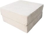 Home Deluxe Zubeh&ouml;r Spielsofa LIV Cord Beige - Gro&szlig;e Matratze I Kindersofa,