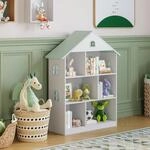 [en.casa] Kinderregal Vipsali Aufbewahrungsregal mit 6 F&auml;chern Spielzeugregal...