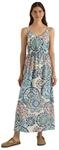 Cecil Damen Maxikleid mit V-Neck und Print